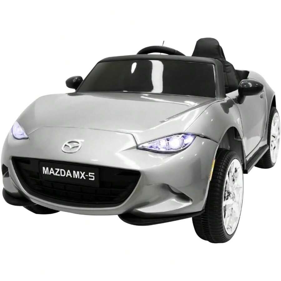 12V Ride On Car For Kids, MX5 Licensed Electric Car With Remote