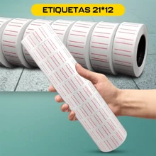 Kit 10 Rolos Etiqueta De Preço Com 10.000 Mil Etiquetas Para Etiquetadora Mx5500 e Mx5500-50 PM5500A | Envio Imediato - 400 - Visão 2