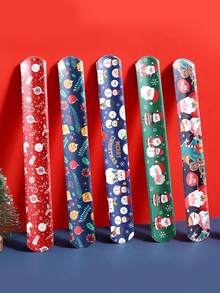 8 chiếc nhẫn vỗ tay Giáng sinh, Ông già Noel, Người tuyết, Nhẫn vỗ tay tuần lộc, Vòng đeo tay trang trí tiệc, Quà tặng Giáng sinh, Đồ chơi vỗ tay mới lạ, Đồ trang trí đeo được, Phụ kiện đeo tay - Nhiều màu - Xem 2