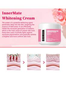 1 件私密肌肤美白亮肤霜，适用于私密部位、腋窝、大腿、臀部、肘部和膝盖。美白保湿霜。祛斑祛色素，母亲节礼物