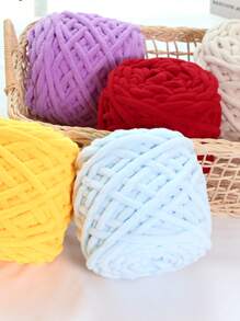 100g/Ball Blended Colorful Dye Ice Strip Line Yarn For Hand-Knit DIY Soft Thickness Wool Thread Blanket Scarf Doll Slippers Crochet Yarn - Multicolor - View 3