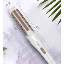 Mini Rizador/plancha De Pelo De Cerámica Húmeda Y Seca - Rosa - Ver 5