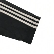 Adidas Originals 2024 男士撞色运动长裤，IS6527 - 黑色 - 查看 4