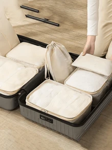 7pcs Travel Packing Cubes - Lightweight Organizers For Shoes, Makeup, Clothes, Underwear - Multifunctional And Efficient Travel Essentials For Travel Backpack Travel Bag Luggage Suitcase Travel Gear Back To School Moving Bags Organizer