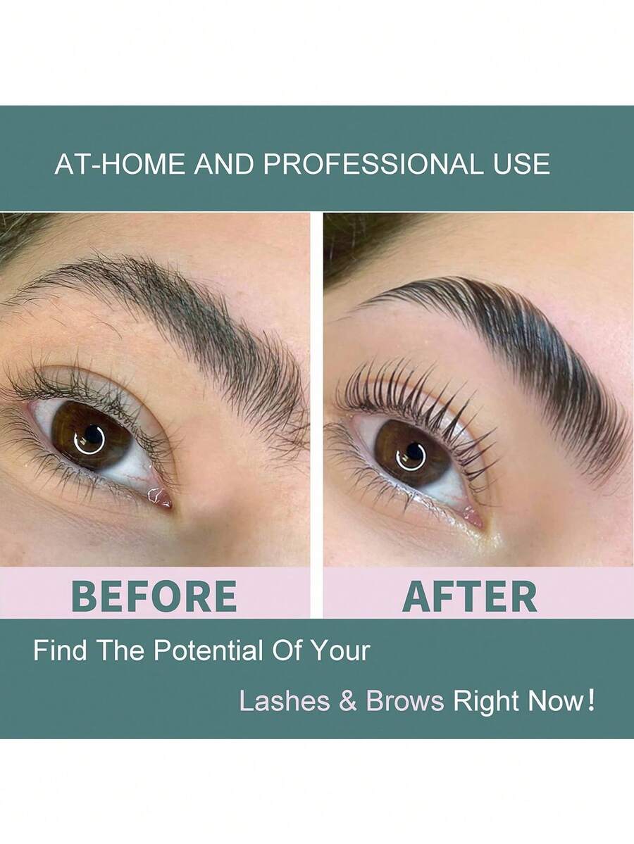 Eyelash Lift Kit, Brow Lamination And Tint Kit (Black), Eyebrow Lift