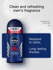 NIVEA Men's Dry Invisible Deodorant Roll-On 50ml (Anti-Perspirant Underarm Deodorizer Roll-On For Men) - 乾爽魄力50ml - 查看 2
