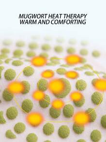 1 件装艾灸腹带，暖腰，腹部自热，预防感冒，暖胃暖腰 - 艾草護腰帶 - 查看 3