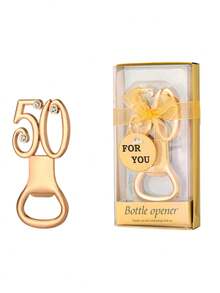 4 件套生日周年纪念开瓶器套装，适合婚礼、生日、退休场合 - 彩色 - 查看 27