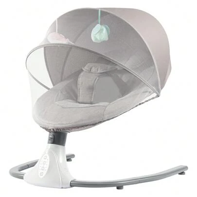 Altalena elettrica per bambini con telecomando Bluetooth Zanzariera Altalena per neonati