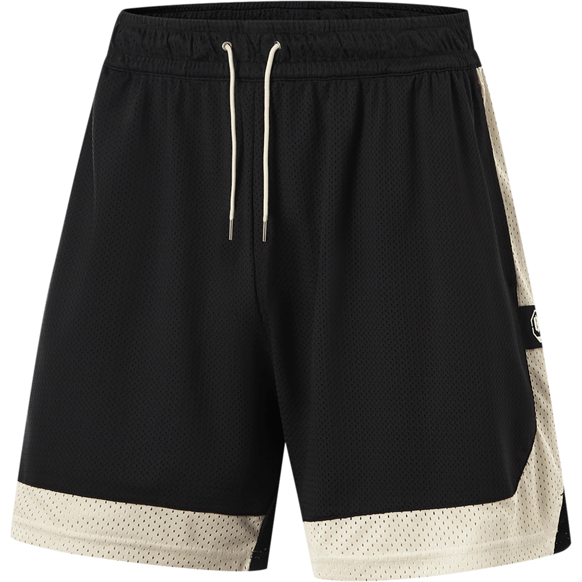 LI-NING BADFIVE 男友风男士冰爽舒适宽松运动短裤 AAPU023 - 黑色 - 查看 1