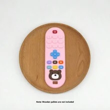 Bneseus 1 件新生儿遥控硅胶出牙玩具，婴儿牙齿护理咀嚼玩具，适合 6-24 个月男婴和女婴的圣诞礼物 - 遙控9 - 查看 5