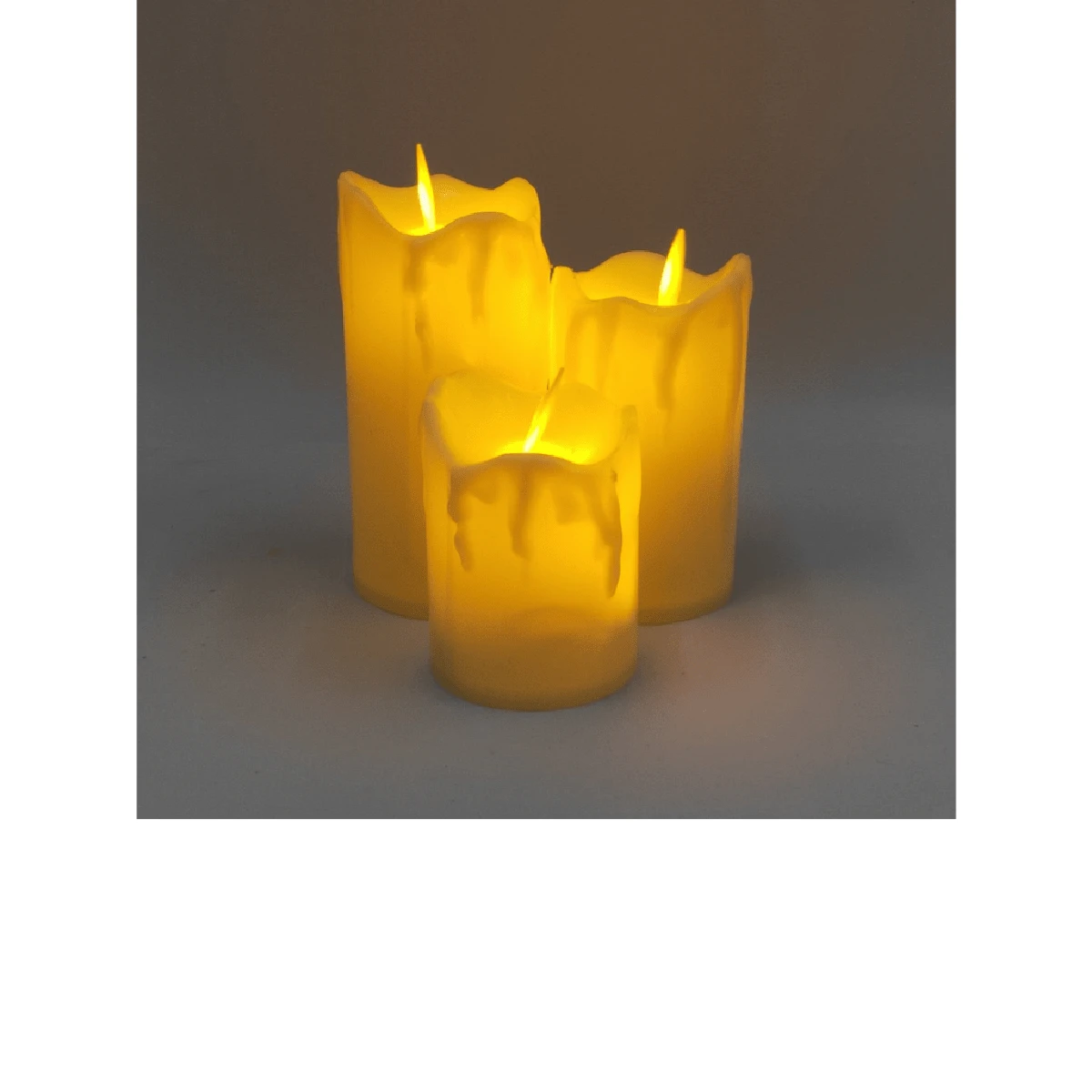 Electronic LED Candle KIT Living Flame Romantic Melting Decoration - 蠟燭 P M G - 查看 1