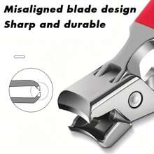 重型指甲钳，适用于嵌甲和厚指甲 - 适用于男士、老年人和女士的脚趾甲钳 - 大号指甲剪，可轻松无痛地修剪