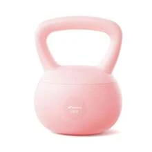 MERACH Soft Kettlebell, Non-Slip Wide-Grip Handle, Soft Cushioned Horizontal Base, Filled With Fine Mineral Sand, Premium Kettlebell For Strength Training - 粉紅色15磅*1 - 查看 2