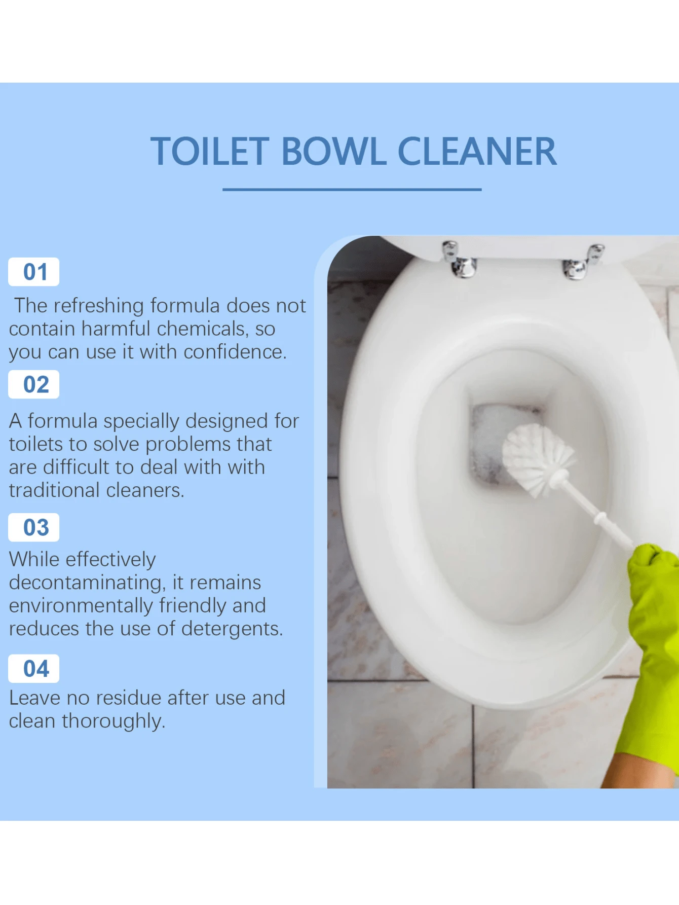 Toilet Bowl Stain Cleaner Toilet Toilet Portable Cleaning Ceramic