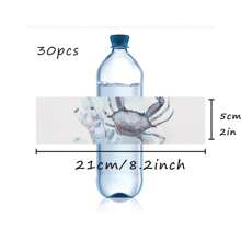 30 Pcs Custom Water Bottle Labels Stickers Self Adhesive Candy Wrap Bridal Shower Decor Personalized Text
