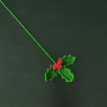 1/2/5/8 bó hoa Giáng sinh, bó hoa trang trí nhà Giáng sinh, hoa nhân tạo móc tự làm, trang trí cây thông Noel hình ông già Noel, trang trí bó hoa móc thủ công, hoa nhân tạo, hoa thủ công, thích hợp cho tiệc tùng, năm mới, quà tặng Giáng sinh (không bao gồm bình hoa) - Nhiều màu - Xem 14