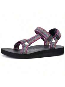 Women's Original Sports Fashion Sandals Hiking Sandals With Arch Support Yoga Mat Insole Outdoor Beach River Hiking Sandals - 紫色 - 查看 1