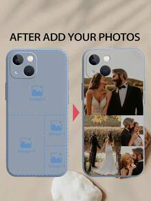 1 Ốp điện thoại silicon bảo vệ ống kính máy ảnh toàn diện có hoa văn cá nhân hóa tùy chỉnh, tương thích với Apple 15 14 13 12 11 Pro Max - Màu Xám nhạt - Xem 8