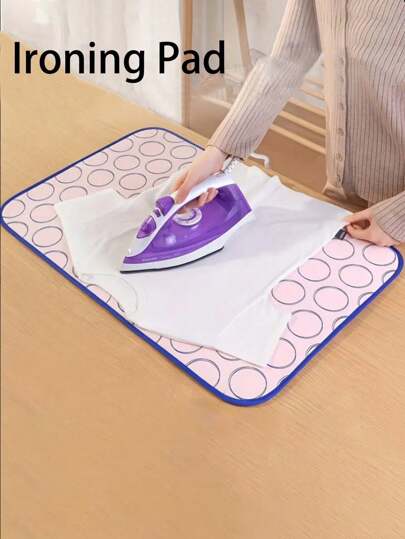 1 szt. składana mata do prasowania - odporna na ciepło, wodoodporna, antypoślizgowa, podróżna przenośna izolowana mata do prasowania, oszczędzająca miejsce, łatwa do przechowywania, bardzo odpowiednia do domu, podróży i potrzeb prasowania na wyjeździe, gruba wisząca mata do prasowania