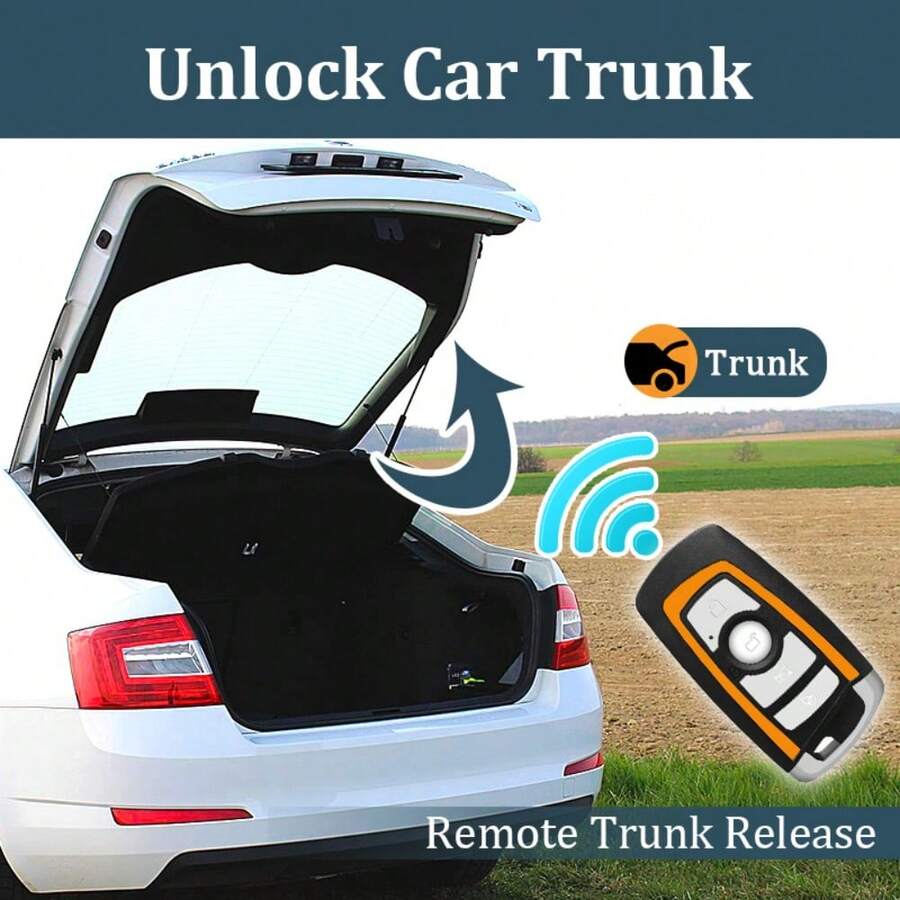 Car Central Door Lock Auto Keyless Entry System Button Start Stop