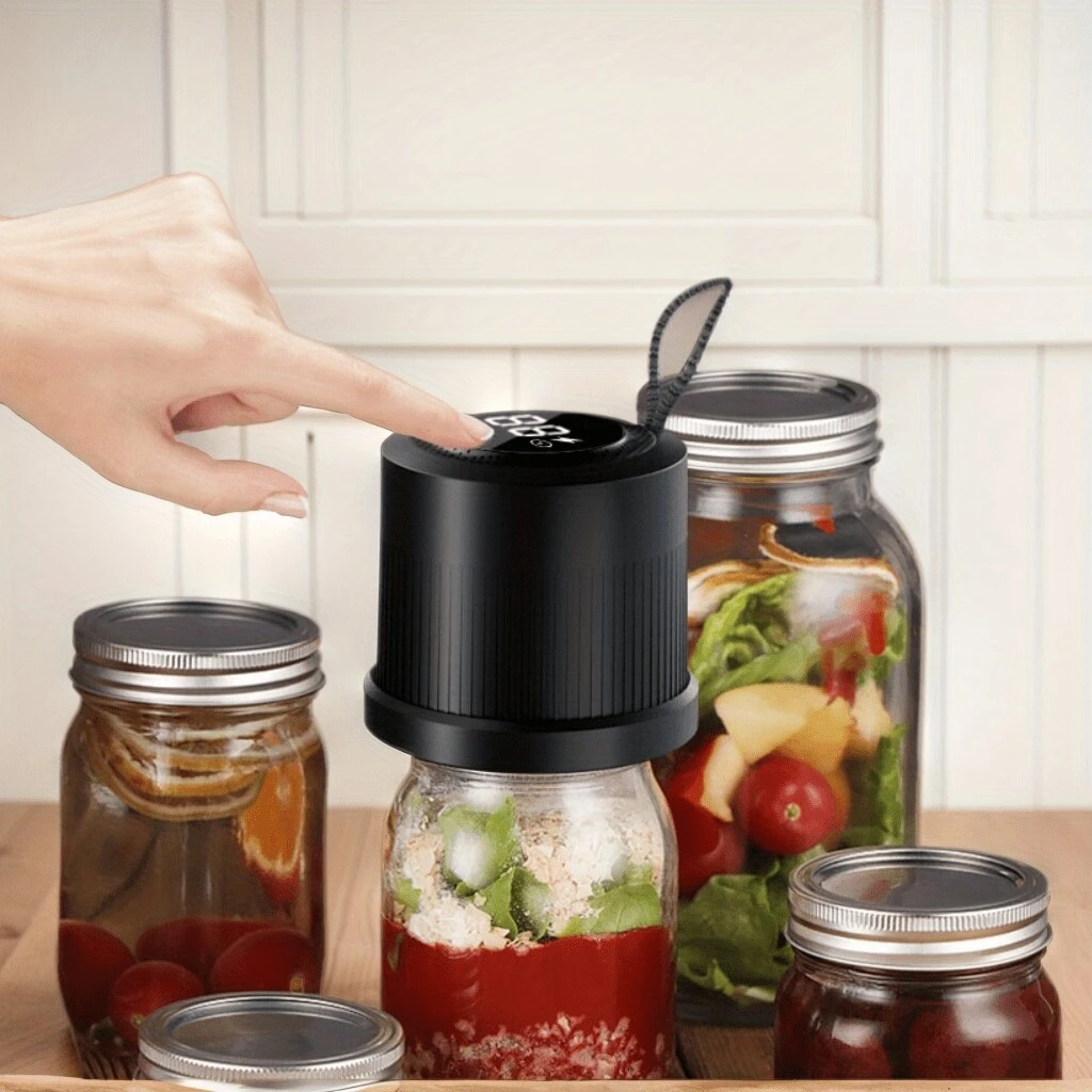 Mason Jar Vacuum Sealer Electric Mason Jar Vacuum Sealer Kit With
