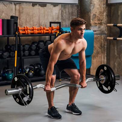  SPORTNOW 2 X 5kg Weight Plates, Tri-Grip Rubber Coated Barbell Weights Set W/ 5cm Holes, For Home, Gym, Lifting And Strength Training
