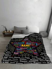 1 件定制法兰绒照片毯，可用作床用，带有文字/照片的个性化毯子，个性化毯子，多功能客厅沙发户外海滩露营宠物，姓名拼贴毯，星星毯，个性化家庭/宠物/情侣照片印花床上用品毯，个性化圣诞礼物，母亲节/父亲节礼物，家庭礼物，结婚礼物，生日礼物，送给朋友的礼物，送给她的礼物 - 星星 - 查看 3