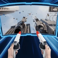 2in1 Meta Quest 3/3S Game Controller Accessory - Innovative Magnetic Quick-Release Design For Enhanced Shooting Precision And Stability - Multicolor - View 10