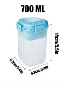 1 Peça Copo para Salada, Copo para Aveia, Agitador de Salada, Copo para Iogurte, Recipiente de Salada Saudável de Plástico com Colher, Suporte para Molho de Salada, Copo para Salada de Piquenique, Almoço, Café da Manhã, Copo para Salada com Tampa, Recipiente para Salada, Recipiente para Salada de Almoço, Kit de Salada. O Presente de Natal Perfeito