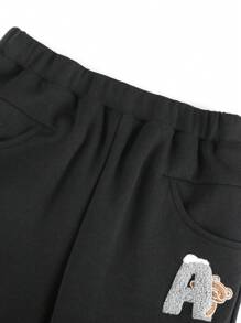 Annil Pantalonii de puf pentru fete tinere în timpul iernii sunt pentru bebeluși, căptușiți termic, călduroși, - căptușiți cu pantaloni lungi îmbinați.