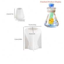 1 件/7 件 DIY 水晶环氧漂流瓶硅胶模具小夜灯瓶香薰流沙瓶 - 白色 - 查看 19