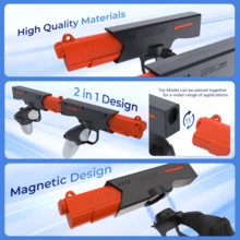 2in1 Meta Quest 3/3S Game Controller Accessory - Innovative Magnetic Quick-Release Design For Enhanced Shooting Precision And Stability - Multicolor - View 9