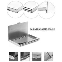 1 Cái Tên Tùy Chỉnh Kim Loại Tên Thẻ Trường Hợp Tổ Chức ID Kinh Doanh Thẻ Tín Dụng Hộp Chủ Thiết Kế Siêu Mỏng Bìa Bảo Vệ Cho Túi Ví Cá Nhân Tự Làm Chống Quét RFID Nhẹ Bền Lưu Trữ Container Mang Theo Phụ Kiện Du Lịch Cho Quà Tặng, Ví Và Túi Phụ Nữ - Bạc - Xem 5