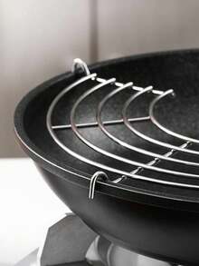 1 Piece Stainless Steel Drip Rack, Kitchen Drain Rack 304 Steam Rack Frying Oil Filter Insulation Rack - Multicolor - View 3