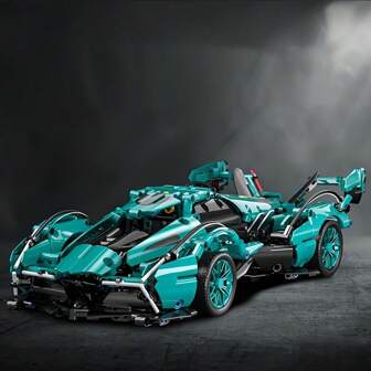 1148/Pcs 1:14 Supercar With Collectible Value Model, Comes With Detailed Drawings And Instructions For Easy Assembly, Suitable For Daily Entertainment And Holiday Gifts