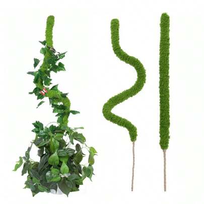 1pc Artificial Moss Pole For Monstera Creepers Climbing Indoor Plant Extension Support Stake Frame