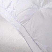 1pc Hotel Use Super Soft Twisted Floral Pillow Insert - White 48cm 74cm - View 4