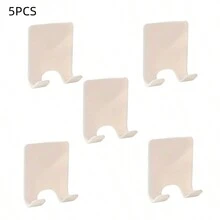 5 件免钻剃须刀架 - 剃须刀和剃须刀壁挂收纳架，适用于浴室收纳，易于使用 - 彩色 - 查看 10