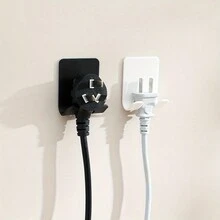 5 件免钻剃须刀架 - 剃须刀和剃须刀壁挂收纳架，适用于浴室收纳，易于使用 - 彩色 - 查看 5