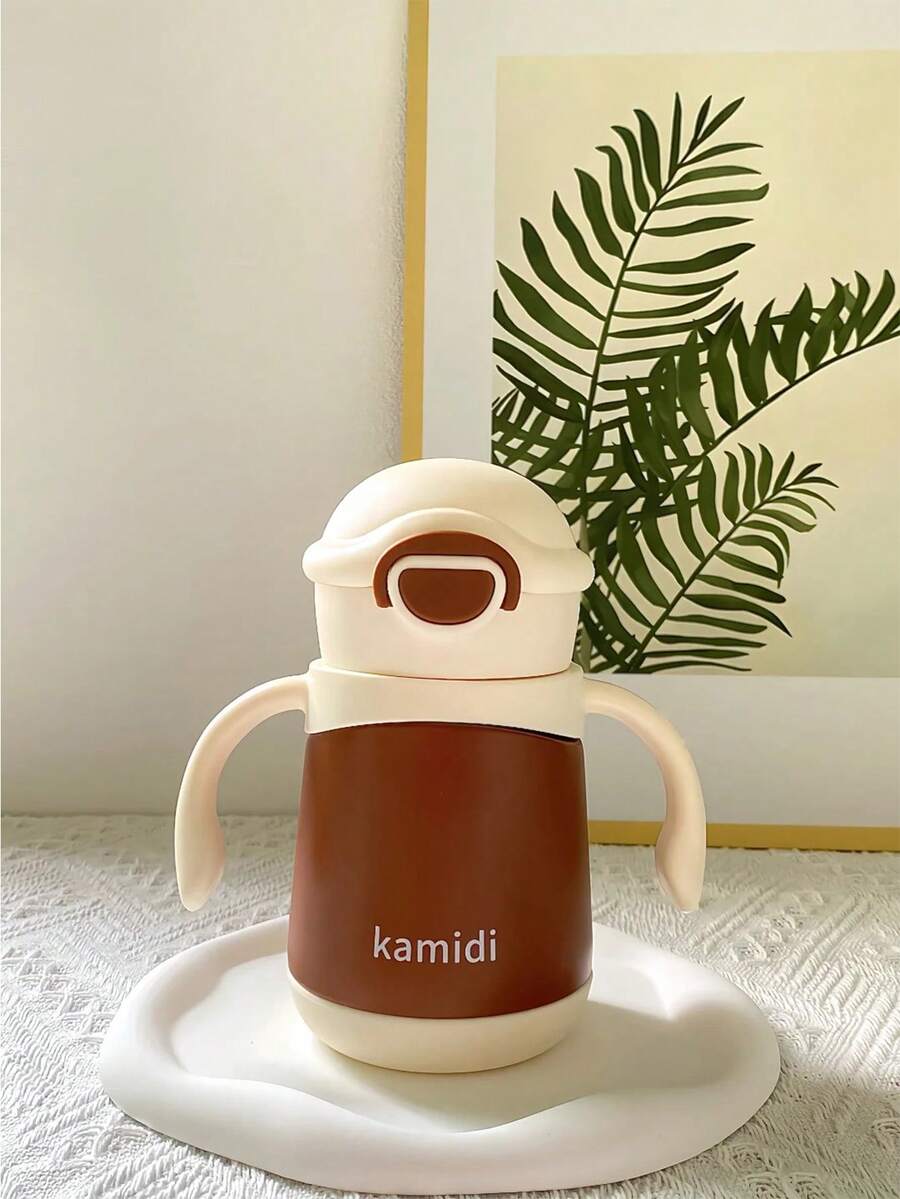 kamidi 1PC Kids Insulated Water Bottle, Cute Design Sippy Cup, Bottle
