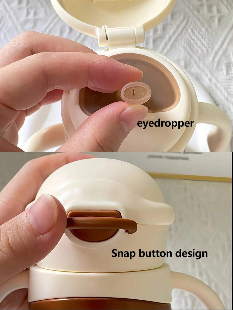 kamidi 1PC Kids Insulated Water Bottle, Cute Design Sippy Cup, Bottle