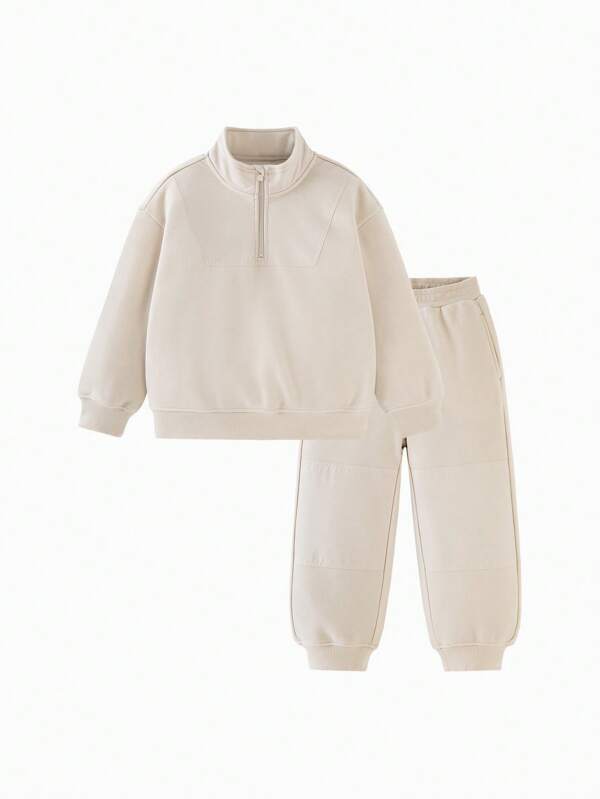 mini bala Langarm-Set für Jungen und Mädchen, Herbst und Winter, warmes, gemütliches Outfit