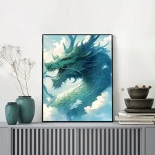 1 套成人印花十字绣套件，全系列幸福树十字绣套装，适合初学者 DIY 11CT 网格 3 股刺绣入门套件 - 彩色 - 查看 10