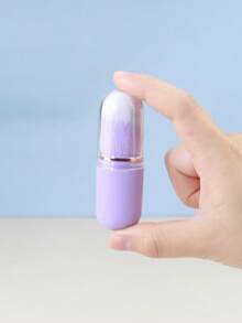 1支装单支旅行化妆刷，伸缩迷你胶囊刷，方便携带散粉腮红化妆刷。 - 彩色 - 查看 7