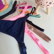 Kit 10 Thongs With Adjustment Sexy Thong Panties - 彩色 - 查看 3