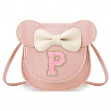 Toddler Girls' Wallet, Cute Bow Wallet/Crossbody Bag/Shoulder Bag, Personalized Glitter Coin Purse, Birthday/Christmas Gift For 1-8 Years Old Girls