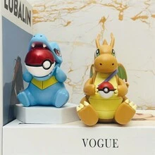 1 件 6 个收藏角色套装，PVC 材质，动漫主题装饰适合各种房间类型，适合圣诞节和新年礼物，无需电力 - 彩色 - 查看 2