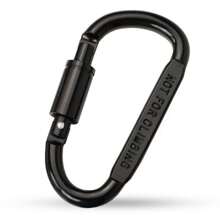 Khóa leo núi loại D chất lượng cao 8CM có khóa, Khóa đai ốc treo nhanh, Khóa ba lô bằng hợp kim nhôm - nhiều màu - Xem 4