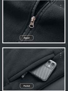 Thermal Men's Padded Vest, Thickened Warm Sleeveless Jacket For Autumn/Winter